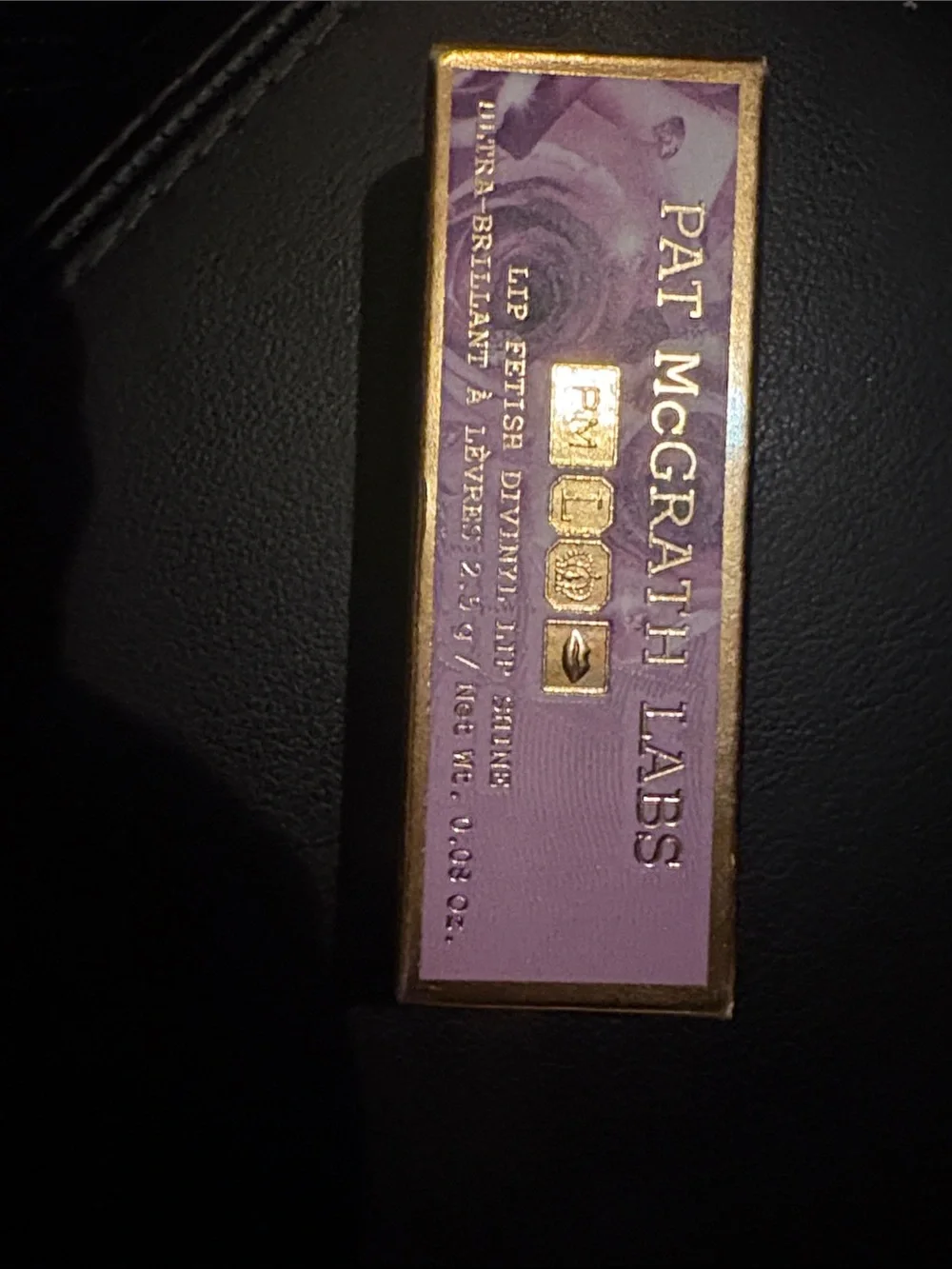 Pat McGrath Lip Fetish Divine Lip Shine - Purple and Gold Packaging